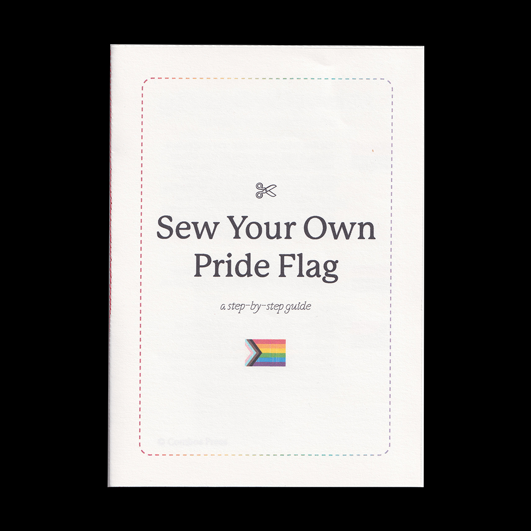 Sew Your Own Pride Flag Zine