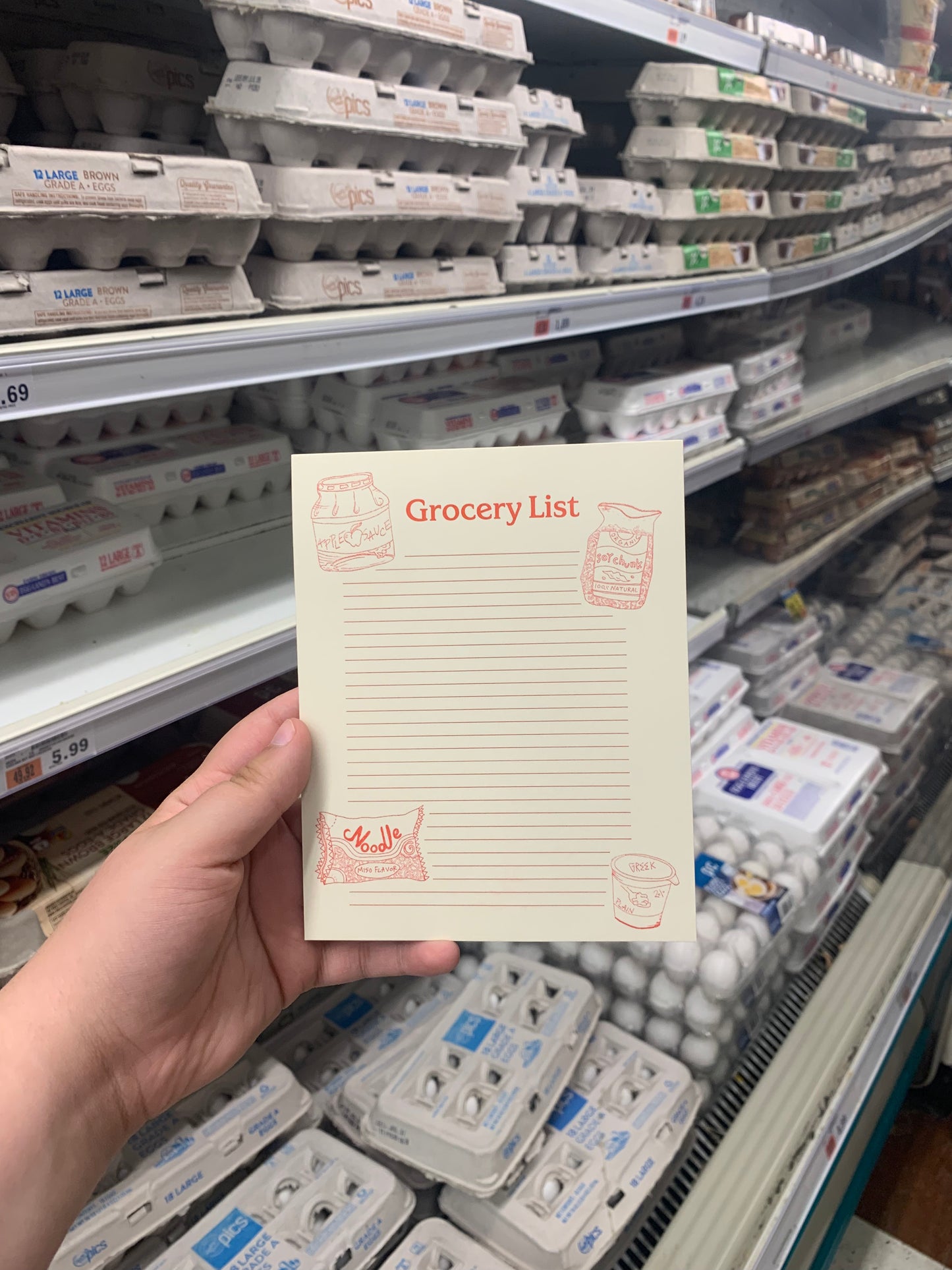 Squelch Grocery List Pad
