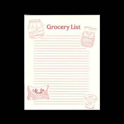 Squelch Grocery List Pad